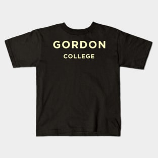 gordon college yellow Kids T-Shirt